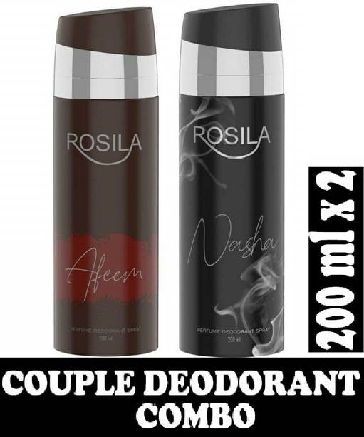 Rosila Nasha With Afeem Perfume Body Spray  -  For Men & Women