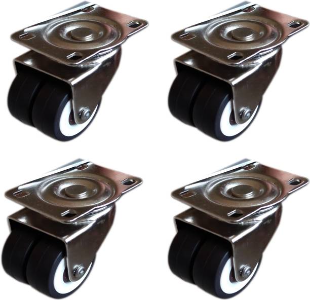 KRISHNA A/78 Moving Caster wheel Double Wheel Swivel Furniture Caster
