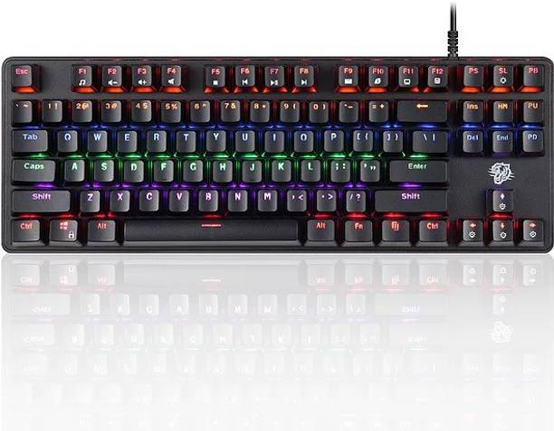 Enter WIRED MECHANICAL KEYBOARD PHOENIX PRO Wired USB Laptop-size Gaming Keyboard Compatible with Desktop, Laptop, Mac