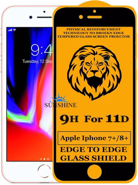 SUNSHINE Edge To Edge Tempered Glass for Apple iPhone 8 Plus