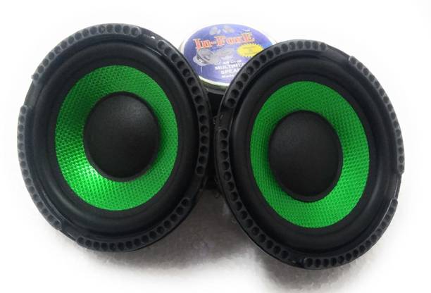 In-Foxe CarSubwoofer-Double Sparkle Green 6"inch Sparkle Green woofer audio speaker Subwoofer