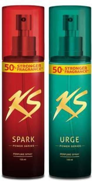 Kamasutra KS SPARK & URGE POWER SERIES 135ML PACK OF 2 Deodorant Spray  -  For Men & Women