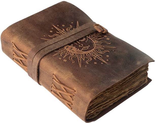 The Vintage Journal Premium Finished Leather Embossed Journal A5 Journal Un-ruling 240 Pages