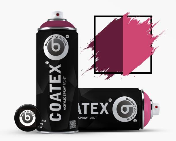 COATEX 4004-4101 Marron & Rubin Pink Spray Paint 400 ml