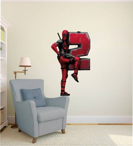 Saiii Designs 73 cm Spiderman Wall Sticker to add life to your Walls Self Adhesive Sticker