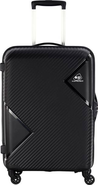 KAMILIANT by AMERICAN TOURISTER Zakk Spinner Hard Trolley 68 cm (Black) Check-in Suitcase 4 Wheels - 26 inch