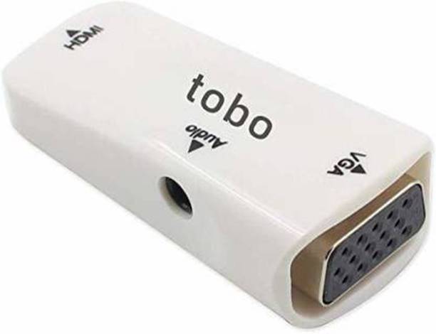 VRISH  TV-out Cable TV-out Cable HDMI Female to VGA Female Adapters converters