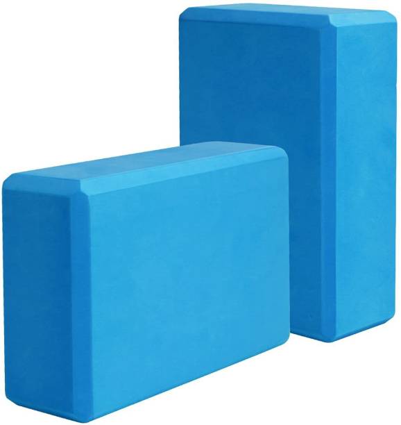 JEMICA 2 Packs of Yoga Blocks, Smooth Foam Surface Yoga, Meditation, Foam Block Yoga Blocks