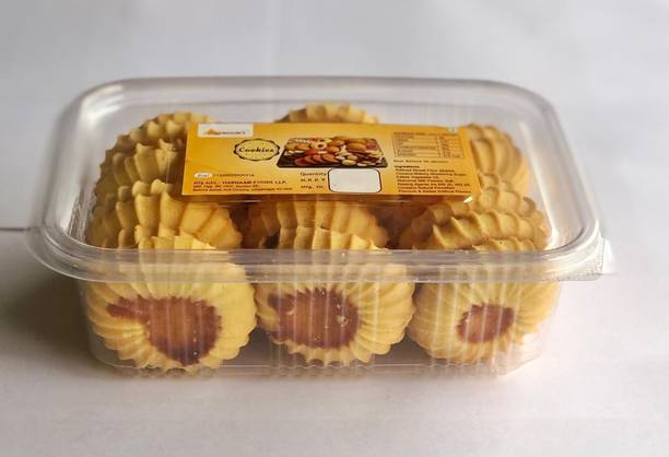 HARNAAM'S JAM COOKIES - PINEAPPLE JAM - 550 GRAMS - PACK OF 2 - BEST QUALITY BAKERY BISCUITS Jam Biscuit