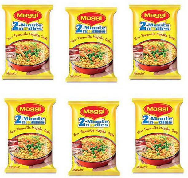 Maggi Masala Instant Noodles Vegetarian (70g 6) Instant Noodles