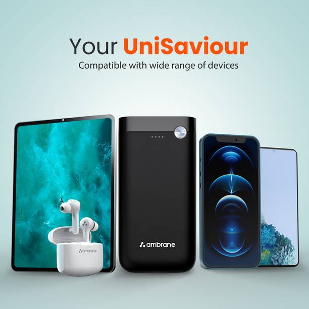 Ambrane 20000 mAh 20 W Compact Pocket Size Power Bank