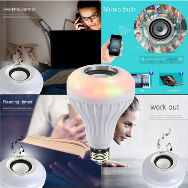 Huayue LED Music Bulb with Bluetooth Speaker Music Color Changing led Bulb, DJ Lights Smart Bulb