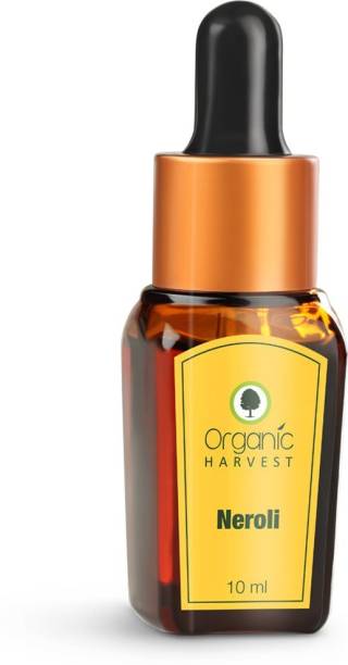 Organic Harvest Neroli Essential Oil, For Skin Moisturization, Stress & Anxiety Reliever, Face, Hair Care, Pure & Undiluted Therapeutic Grade Oil, Excellent for Aromatherapy,100% Organic, Paraben & Sulphate Free