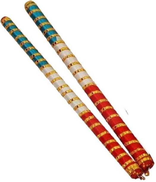 Tuski Pack of 1 Pair Dandia Sticks
