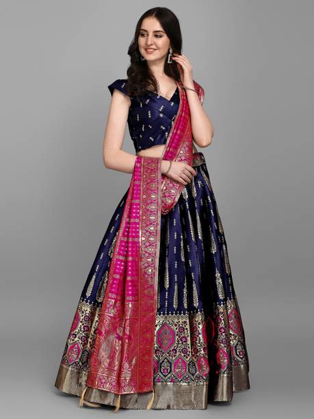 PURVAJA Printed Semi Stitched Lehenga Choli - Image 4