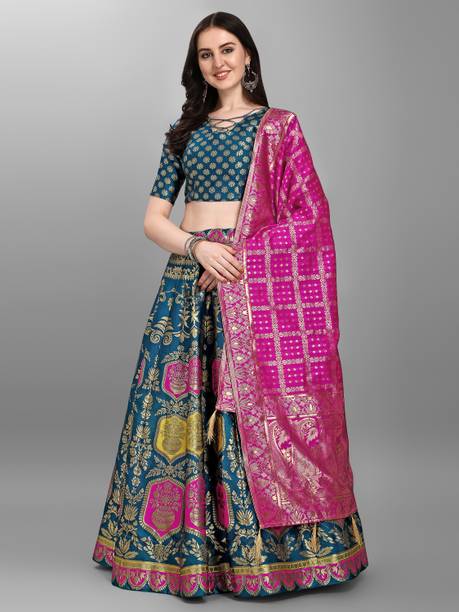 PURVAJA Printed Semi Stitched Lehenga Choli - Image 5