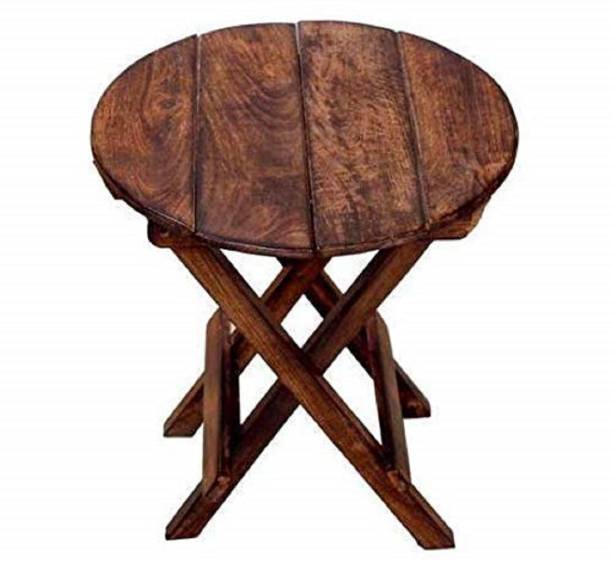 VIRKCRAFT Solid Wood Side Table