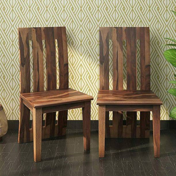 Jh Decore Solid Woos Sheesham Wood Two Dining Chairs For Dining Room, Restaurants Solid Wood Dining Chair