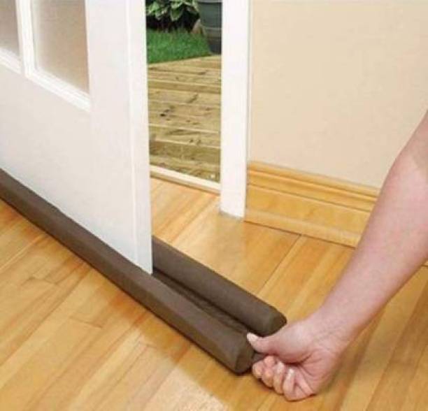Aplus Door Guard Gap Filler for Door Bottom Seal Strip Floor Mounted Door Stopper (Brown) Door Mounted Door Stopper