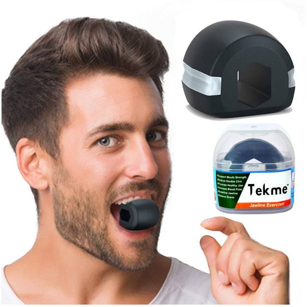 tekme Jaw exerciser for Intermediate 40-LBS define your jawline, Slim & tone your face, Look younger & healthier with Neck rope Jawline Massager