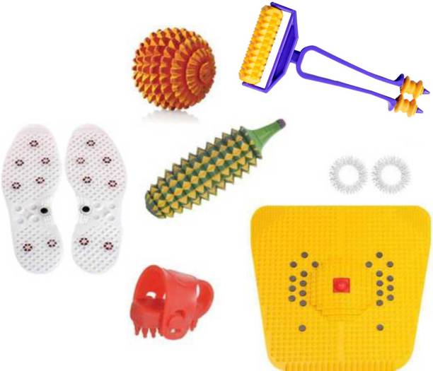 netclub NVC- 216 2000-Acu Acupressure Foot Mat For Stress And Pain Relief With Acupressure Full Body Massage Products fitness kit advace shoe shole Foot Mat Magneto-Therapy Massager