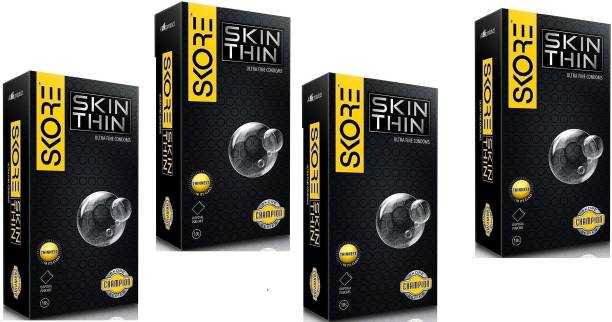 SKORE Skin Thin Ultra Fine (Condom) Each 10n Pack of-4 Condom