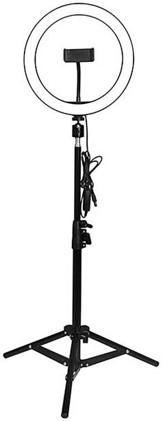 Webilla 10 inch Dimmable led selfie ring light with tripod stand makeup video live photo ring light Flash