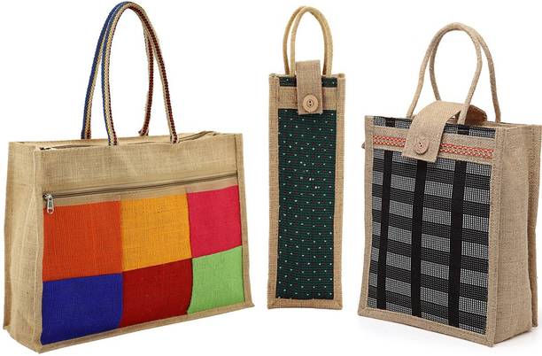 asian Men & Women Multicolor Bottle Bag