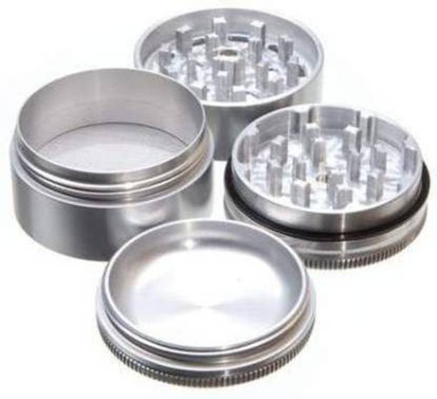 RSS ENTERPRISES Metallic Herb Crusher with Filter (52mm) Hand Muller Grinder