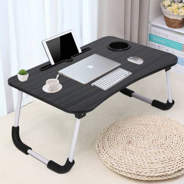 sarun sales Multi-Purpose Desk for Study and Reading (black) Wood Portable Laptop Table