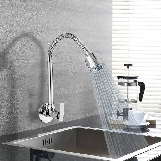Oleanna Desire (Brass) Kitchen Sink Spray Spout Flexible Cock with Flange Pillar Tap Faucet