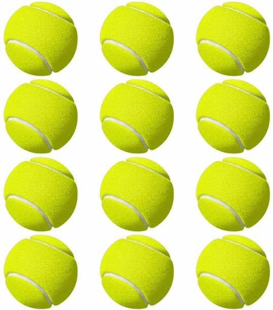 Shopeleven Light Weight Tennis and Cricket Ball Tennis Ball Soft & Bouncy Tennis Ball