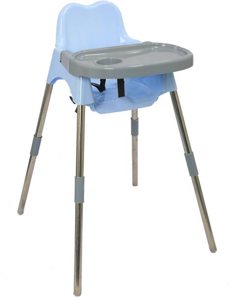 Esquire Luna Baby Dining Chair with Tray, L Blue-Grey Colour