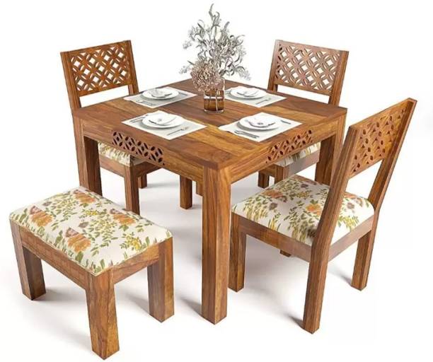 Kendalwood Furniture Solid Wood 4 Seater Dining Set