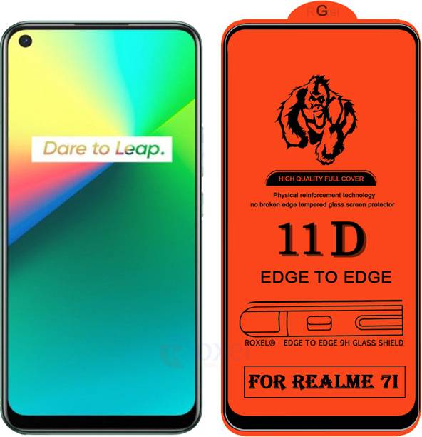 Roxel Edge To Edge Tempered Glass for Realme 7I