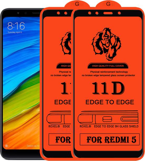 Roxel Edge To Edge Tempered Glass for Mi Redmi 5