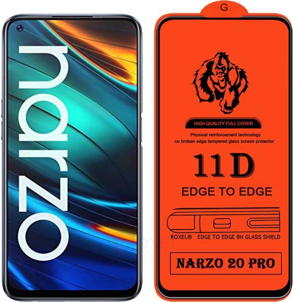 Roxel Edge To Edge Tempered Glass for Realme Narzo 20 Pro