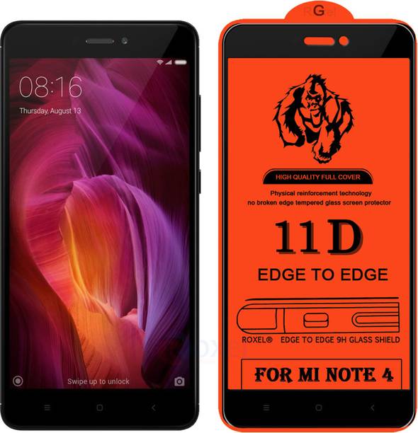 Roxel Edge To Edge Tempered Glass for Mi Redmi Note 4