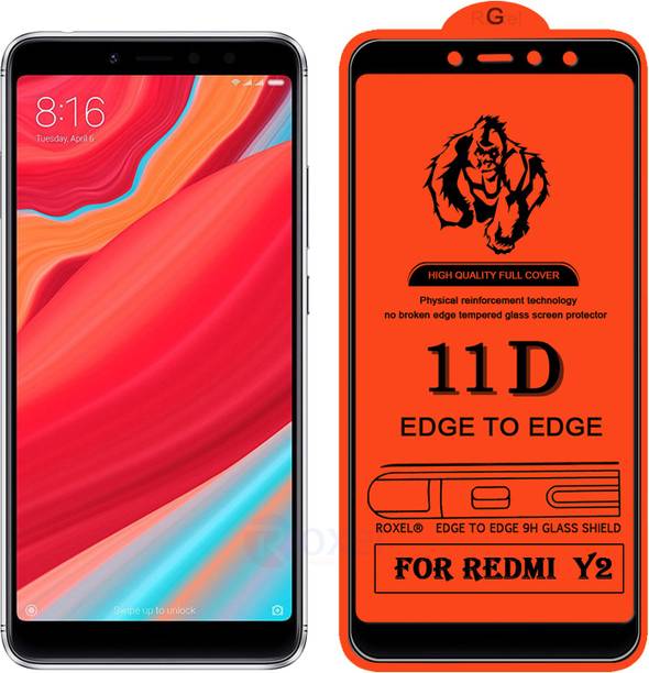 Roxel Edge To Edge Tempered Glass for Mi Redmi Y2