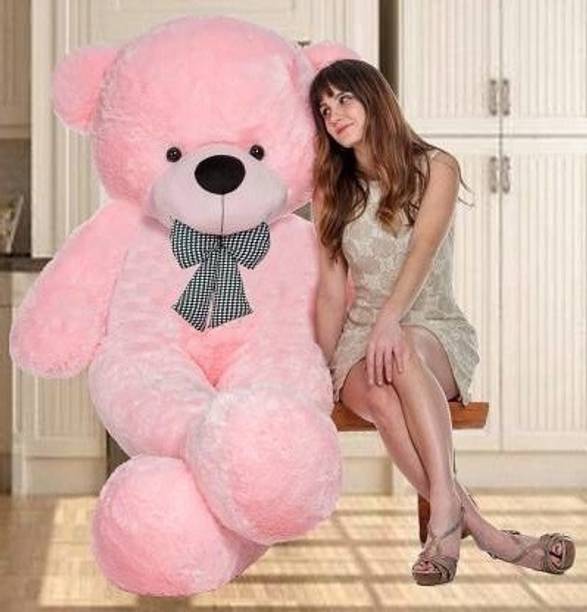 Bhagwati Soft Toy 5 FEET TEDDY BEAR FOR GIRLS/KIDS BIRTHDAY OR ANNIVERSARY GIFT FOR WIFE  - 150 cm