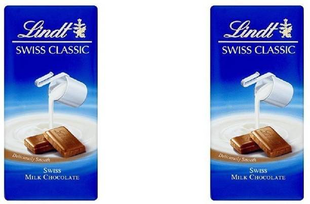 LINDT Swiss Classic Milk Chocolate Bar Gift Pack