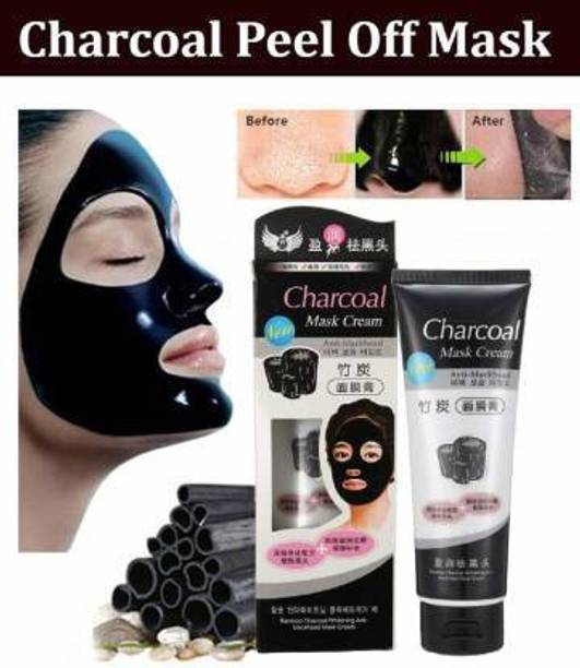 imtion Charcoal Purifying Cleansing Black Peel Off Mask Anti-Blackhead Suction Mask Cream - 130g (130 ml)
