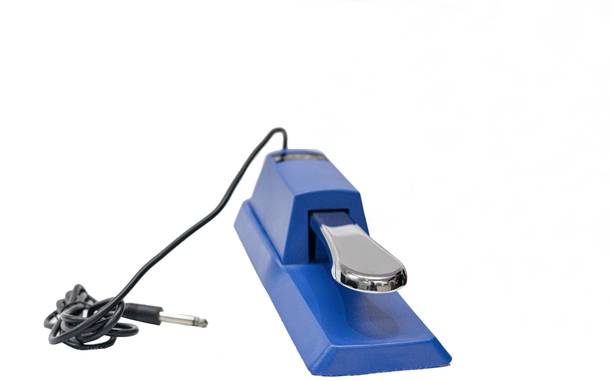 Belear Universal Foot Sustain Pedal for Keyboard Digital Piano Blue Damper & Sustain Pedal