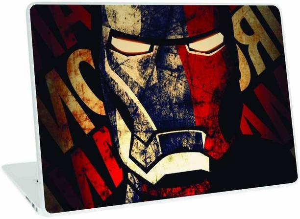 Galaxsia Iron Man Laptop Skin Sticker Cover Case Decal vinyl Laptop Skin Compatible for 14 inch