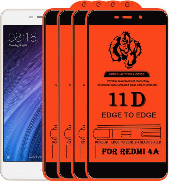 Roxel Edge To Edge Tempered Glass for Mi Redmi 4A