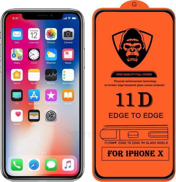 MaxR Edge To Edge Tempered Glass for Apple iPhone X