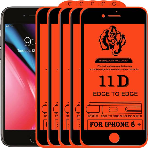 Roxel Edge To Edge Tempered Glass for Apple iPhone 8 Plus