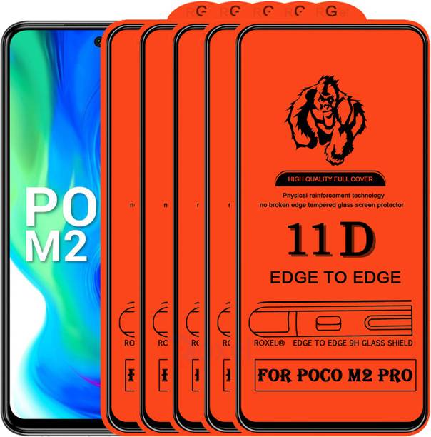 Roxel Edge To Edge Tempered Glass for Poco M2 Pro