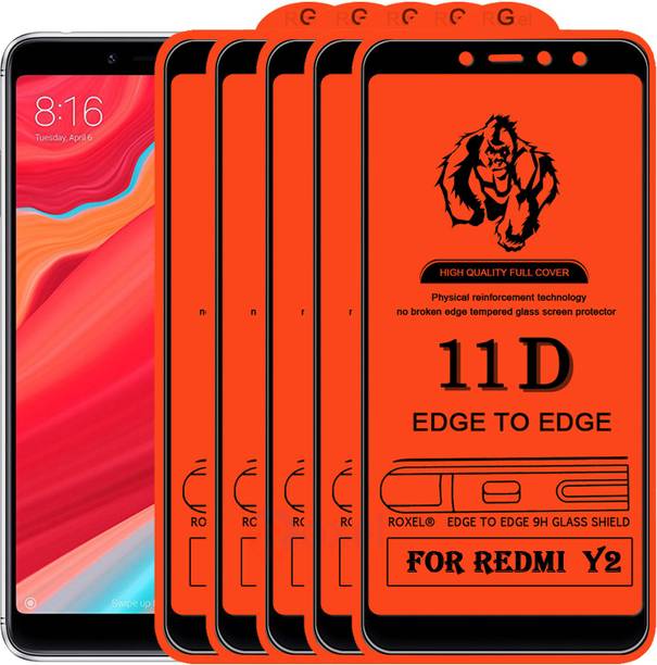 Roxel Edge To Edge Tempered Glass for Mi Redmi Y2
