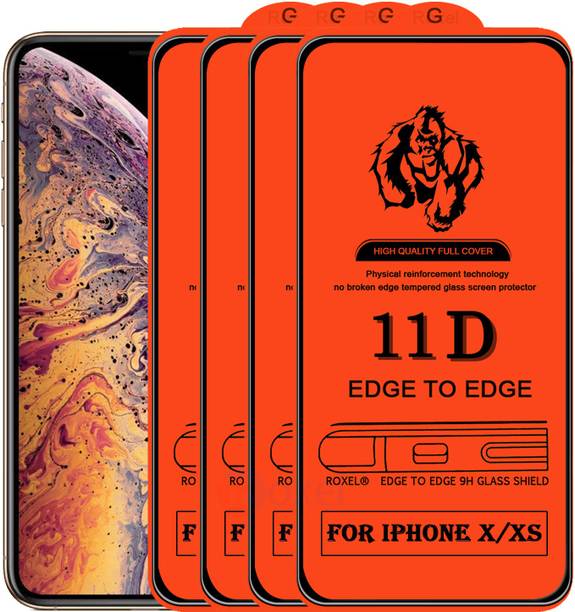Roxel Edge To Edge Tempered Glass for Apple iPhone XS